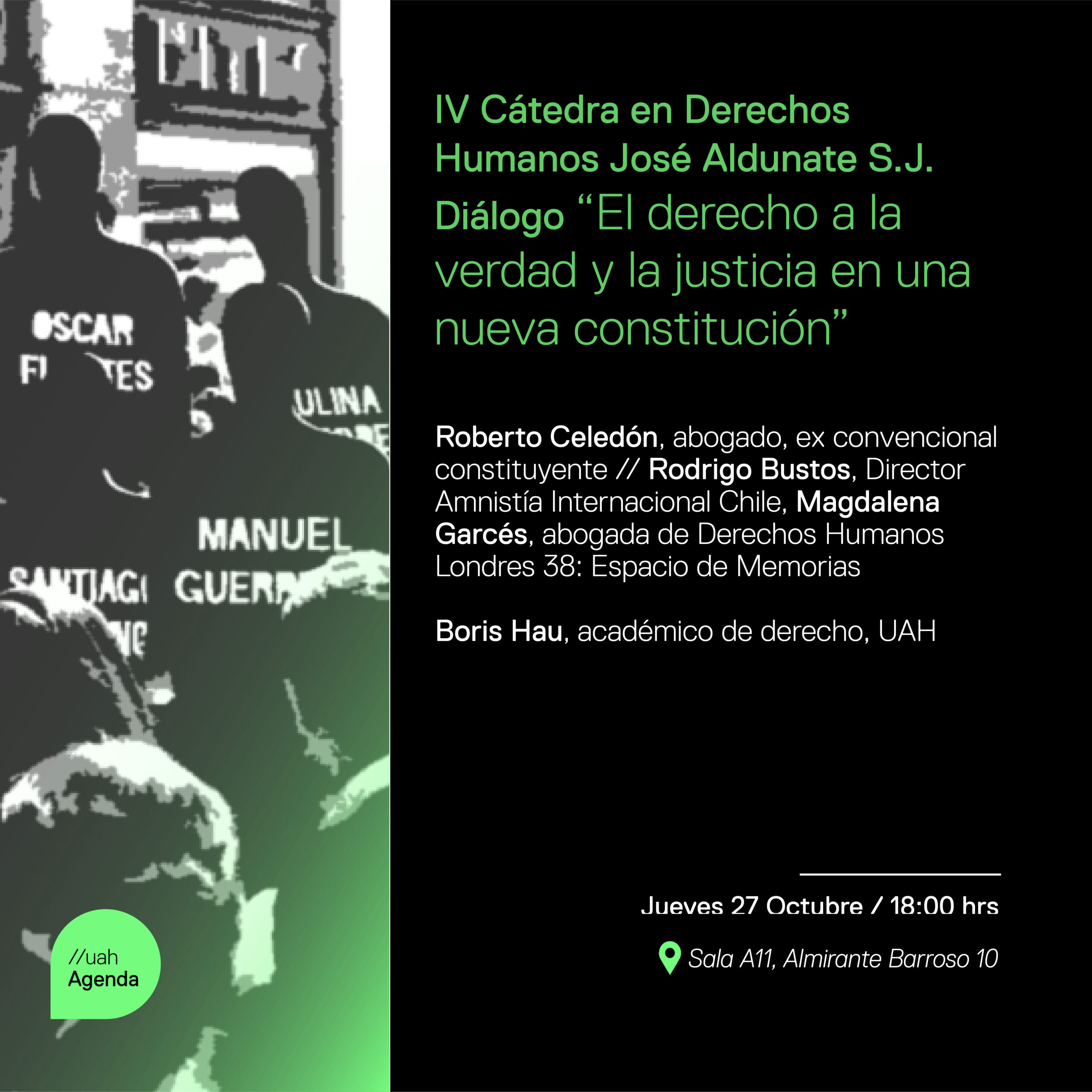 IV Cátedra en Derechos Humanos el Derecho a la verdad y la justicia en