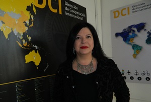 Alina Morales, Coordinadora de Intercambio de la Dirección de Cooperación Internacional de la UAH. 