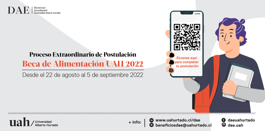 Proceso Extraordinario de Postulación Beca de Alimentación UAH 2022 | UAH |  Universidad Acreditada